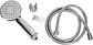Universal Water Saving Hand Shower with 5 functions with 1.5m hose with wall holder - 10cm shower head - Chrome - Shower head with hose - Bathroom - Shower - Shower Universal Water Saving Hand Shower with 5 functions with 1.5m hose with wall holder - 10cm shower head - Chrome - Shower head with hose - Bathroom - Shower - Shower