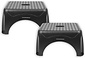 Step stool Max. loadable weight 150 KG Step stool 2 pieces in the package - step / step black with anti-slip - 150 kg - surface 45 x 31.5 cm Step stool Max. loadable weight 150 KG Step stool 2 pieces in the package - step / step black with anti-slip - 150 kg - surface 45 x 31.5 cm