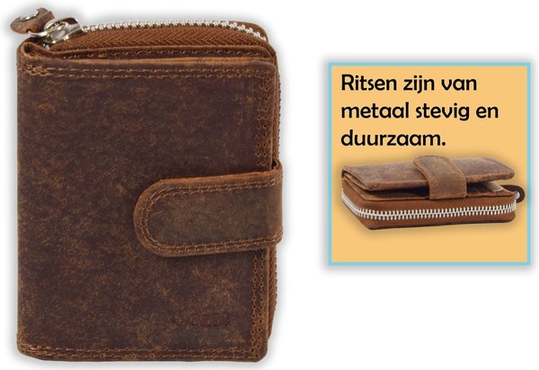 4 East Wallet - Wallet ladies - Wallet men - Wallet cards - RFID Protected Anti skim - 4East - 4E-209- Vintage-brown 4 East Wallet - Wallet ladies - Wallet men - Wallet cards - RFID Protected Anti skim - 4East - 4E-209- Vintage-brown