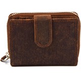 4 East Wallet - Wallet ladies - Wallet men - Wallet cards - RFID Protected Anti skim - 4East - 4E-209- Vintage-brown