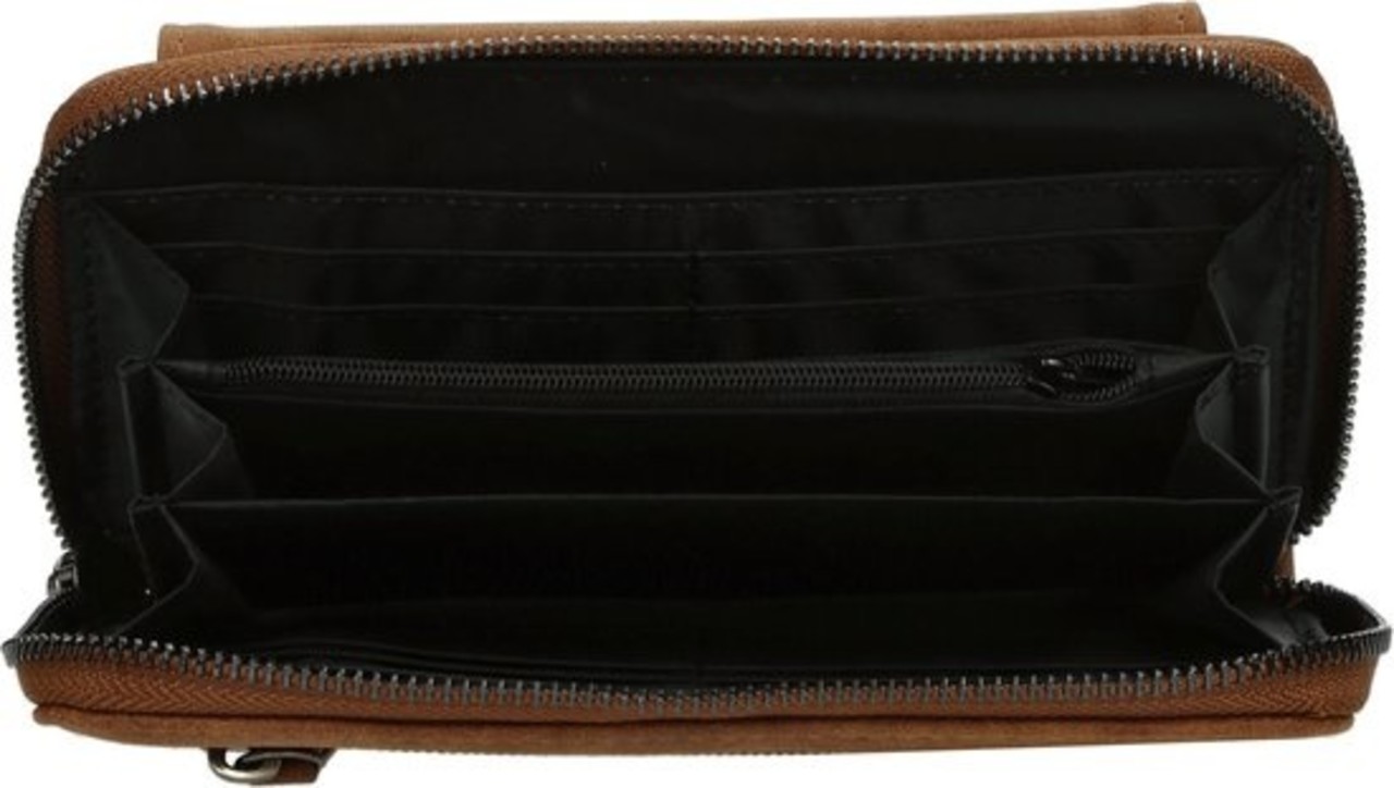 Bicky Bernard Bicky bernard - Portemonnee dames - Portefeuille met ritssluiting - Portemonnee voor telefoon - camel Bicky Bernard Bicky bernard - Portemonnee dames - Portefeuille met ritssluiting - Portemonnee voor telefoon - camel