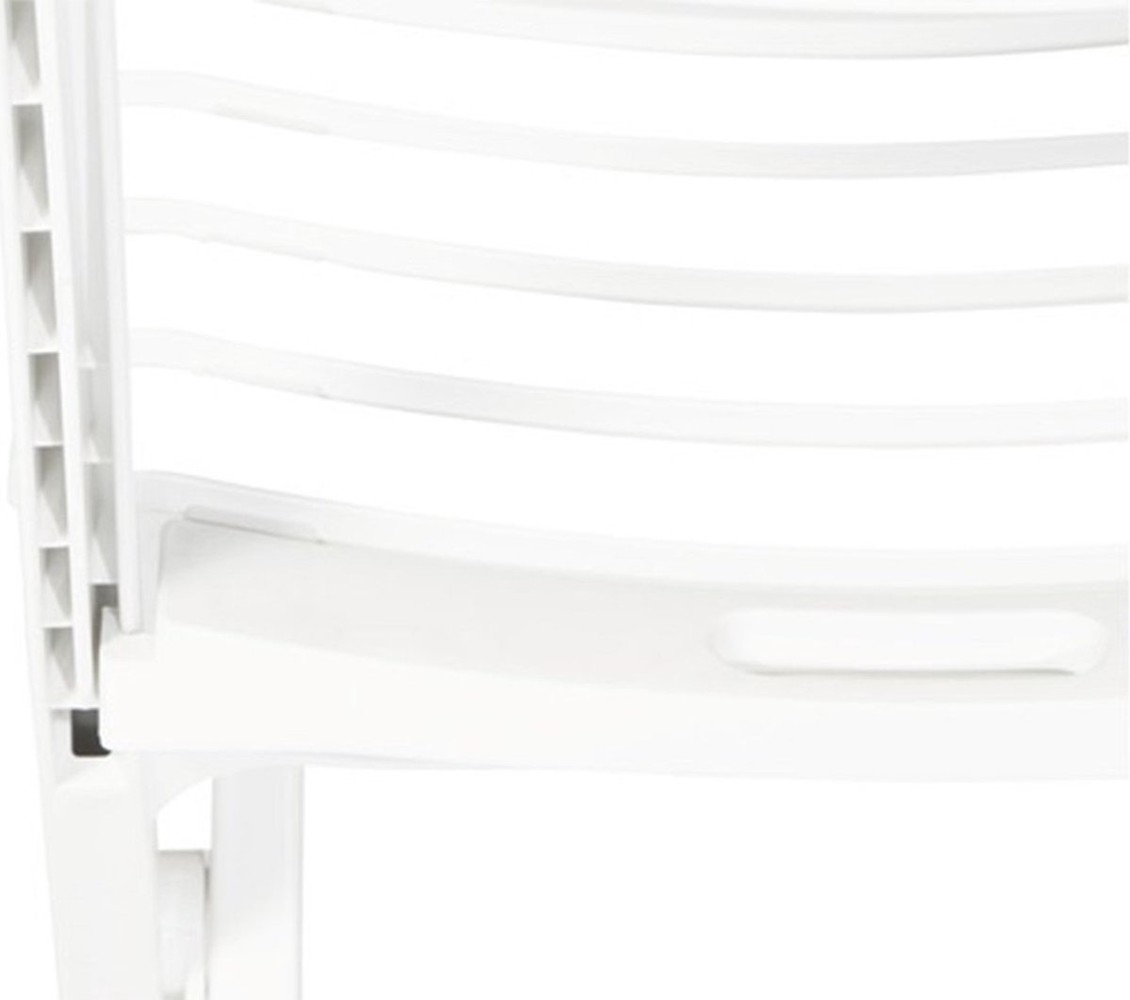 Merkloos 2 pieces of white plastic folding chairs for indoors and outdoors Merkloos 2 pieces of white plastic folding chairs for indoors and outdoors
