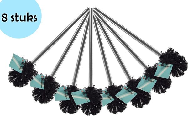 Discountershop Loose toilet brush universal stainless steel Toilet Brush Set - 8 Pieces Toilet brush WC Toilet Brush Brushes Toilet brushes Discountershop Loose toilet brush universal stainless steel Toilet Brush Set - 8 Pieces Toilet brush WC Toilet Brush Brushes Toilet brushes
