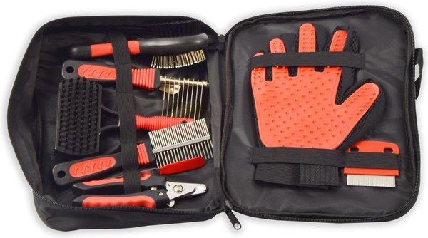 Discountershop Dog Grooming Set Grooming Set 8-in-1 - Dog Brush Long Hair - Grooming Set for Pets-Dog Comb - Velcro Comb Discountershop Dog Grooming Set Grooming Set 8-in-1 - Dog Brush Long Hair - Grooming Set for Pets-Dog Comb - Velcro Comb