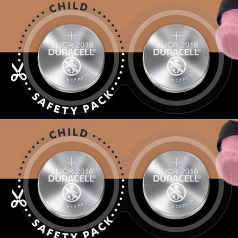 Duracell Duracell CR2016 - 4 stuk in verpakking - Professional Electronics 3V Lithium knoopcel - Duracell Lithium CR2016 3V - 4 stuks Duracell Duracell CR2016 - 4 stuk in verpakking - Professional Electronics 3V Lithium knoopcel - Duracell Lithium CR2016 3V - 4 stuks