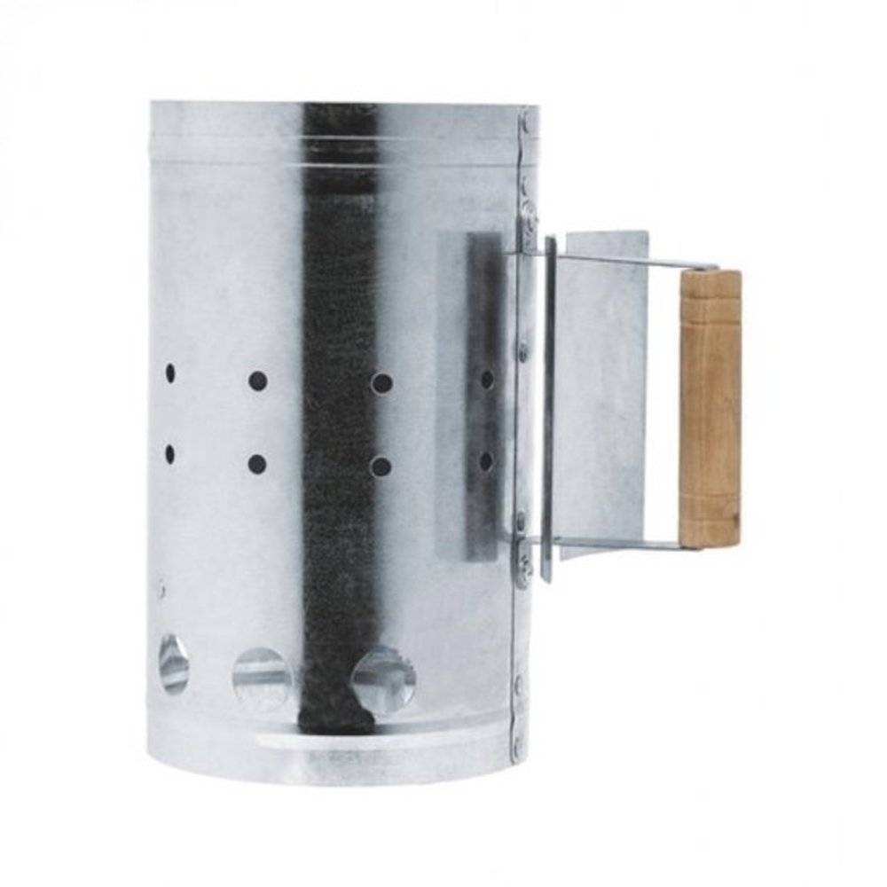 Merkloos Charcoal starter with Barbecue starter gun - Metal - 17x27.5cm - Pay attention! Gun is not a lighter! Merkloos Charcoal starter with Barbecue starter gun - Metal - 17x27.5cm - Pay attention! Gun is not a lighter!