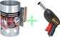 Houtskoolstarter met Barbecue starter gun - Metaal - 17x27.5cm - Let op! Gun is geen aansteker ! Houtskoolstarter met Barbecue starter gun - Metaal - 17x27.5cm - Let op! Gun is geen aansteker !