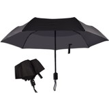 Discountershop Automatic Storm Umbrella - Umbrella - Automatic, Foldable & Windproof up to 70 - 80 km p/h - Ø 95 cm - 7 panels - Double Layer - Black Discountershop Automatic Storm Umbrella - Umbrella - Automatic, Foldable & Windproof up to 70 - 80 km p/h - Ø 95 cm - 7 panels - Double Layer - Black