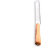 Discountershop Broodmes RVS steel en houten handvat 33.5 cm