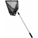 Discountershop Landing net Foldable Aluminum - black/grey - 170cm Discountershop Landing net Foldable Aluminum - black/grey - 170cm