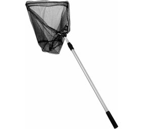 Discountershop Landing net Foldable Aluminum - black/grey - 170cm Discountershop Landing net Foldable Aluminum - black/grey - 170cm