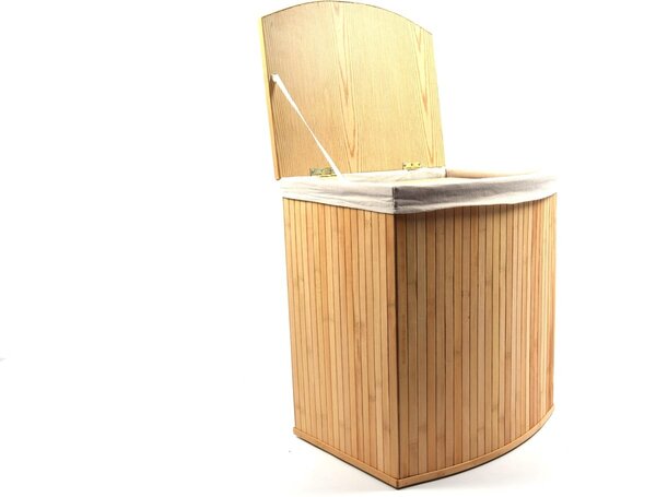 Merkloos 2-Delige Wasmanden met deksel | Wasmand Duurzaam | waszak katoen | Wasmand bamboe | 64L / 33L Merkloos 2-Delige Wasmanden met deksel | Wasmand Duurzaam | waszak katoen | Wasmand bamboe | 64L / 33L