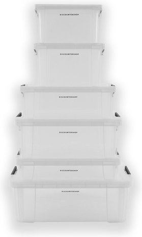 Discountershop 1x Stevige Mini Opbergbox 2.6Liter |Duurzaam| 24x13x14 CM | Opberger | Opbergbak | Opbergdoos | Opbergbakken | Bakken | polypropyleen Discountershop 1x Stevige Mini Opbergbox 2.6Liter |Duurzaam| 24x13x14 CM | Opberger | Opbergbak | Opbergdoos | Opbergbakken | Bakken | polypropyleen