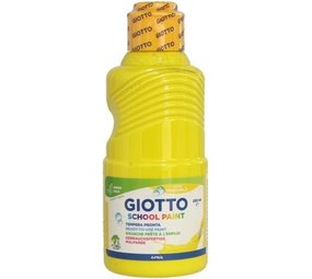 Giotto Giotto Plakkaatverf School Paint Junior 250 ML Geel Giotto Giotto Plakkaatverf School Paint Junior 250 ML Geel