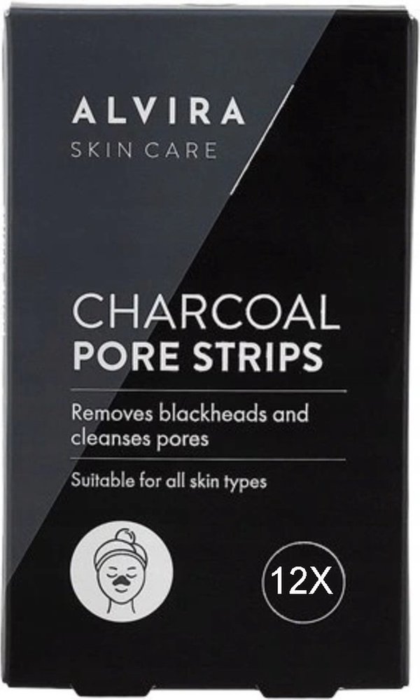 Alvira Nose cleansing patches thoroughly remove blackheads and clean the pores 12 pieces - removes blackheads suitable for all skin types Alvira Nose cleansing patches thoroughly remove blackheads and clean the pores 12 pieces - removes blackheads suitable for all skin types