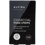 Alvira Nose cleansing patches thoroughly remove blackheads and clean the pores 12 pieces - removes blackheads suitable for all skin types