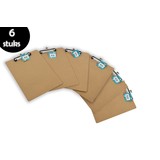 Discountershop 6x Clipboards - Clipboards A4 - Clipboards wood A4 31 x 22 x 1.5 cm Discountershop 6x Clipboards - Clipboards A4 - Clipboards wood A4 31 x 22 x 1.5 cm