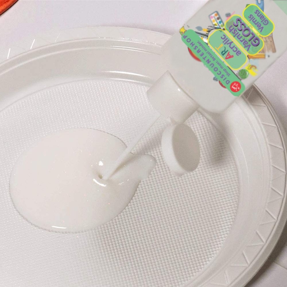 Discountershop Acrylic varnish Gloss varnish Transparent 100 ML Gloss Acrylic varnish