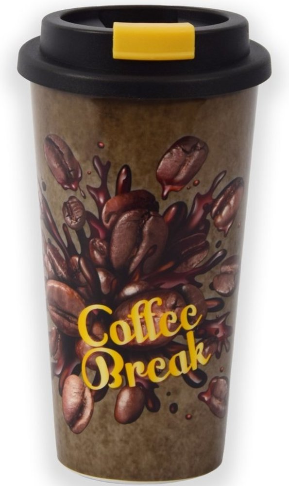 Discountershop Travel Mug - 450 ml - Koffiebeker to go - Mok koffie of thee - Reisbeker, koffiebeker - coffee to go beker - CRUISING TRAVEL MUG - To-Go beker coffee break kleine formaat Discountershop Travel Mug - 450 ml - Koffiebeker to go - Mok koffie of thee - Reisbeker, koffiebeker - coffee to go beker - CRUISING TRAVEL MUG - To-Go beker coffee break kleine formaat