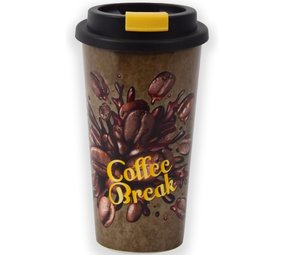 Discountershop Travel Mug - 450 ml - Koffiebeker to go - Mok koffie of thee - Reisbeker, koffiebeker - coffee to go beker - CRUISING TRAVEL MUG - To-Go beker coffee break kleine formaat Discountershop Travel Mug - 450 ml - Koffiebeker to go - Mok koffie of thee - Reisbeker, koffiebeker - coffee to go beker - CRUISING TRAVEL MUG - To-Go beker coffee break kleine formaat