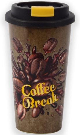 Discountershop Travel Mug - 450 ml - Koffiebeker to go - Mok koffie of thee - Reisbeker, koffiebeker - coffee to go beker - CRUISING TRAVEL MUG - To-Go beker coffee break kleine formaat Discountershop Travel Mug - 450 ml - Koffiebeker to go - Mok koffie of thee - Reisbeker, koffiebeker - coffee to go beker - CRUISING TRAVEL MUG - To-Go beker coffee break kleine formaat