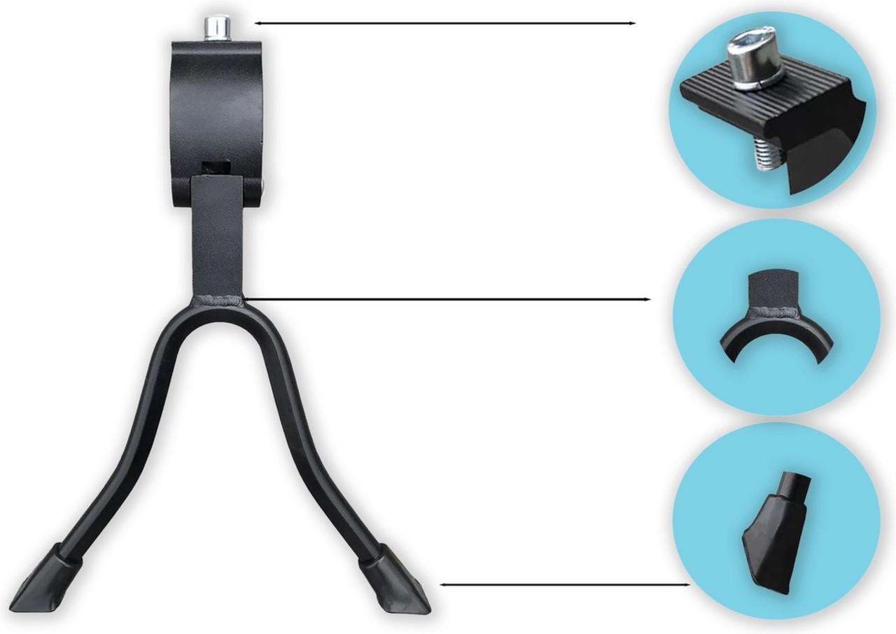 Merkloos Double Stand - Bicycle Stand | Bike Double Stand | 26 Inch - 28 Inch Merkloos Double Stand - Bicycle Stand | Bike Double Stand | 26 Inch - 28 Inch