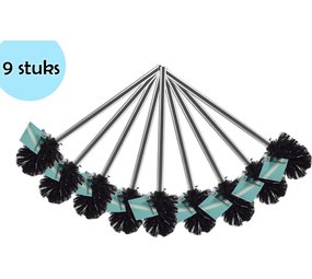 Discountershop Separate toilet brush universal stainless steel Toilet Brush Set - 9 Pieces Toilet brush WC Toilet Brush Brushes Toilet brushes Discountershop Separate toilet brush universal stainless steel Toilet Brush Set - 9 Pieces Toilet brush WC Toilet Brush Brushes Toilet brushes