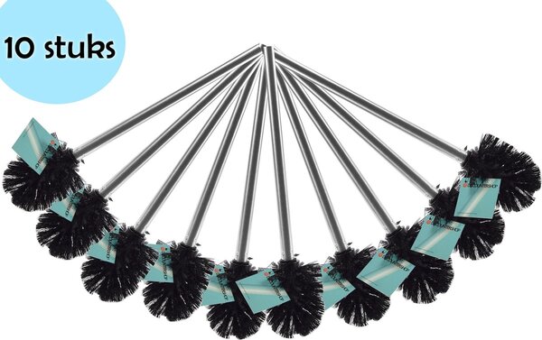 Discountershop Losse toiletborstel universele RVS Toiletborstel Set - 10 Stuks WC-borstel WC Toilet Borstel Borstels Toiletborstels Discountershop Losse toiletborstel universele RVS Toiletborstel Set - 10 Stuks WC-borstel WC Toilet Borstel Borstels Toiletborstels