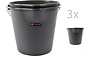 Construction bucket - 12L - With spout - 3 pcs Construction bucket - 12L - With spout - 3 pcs