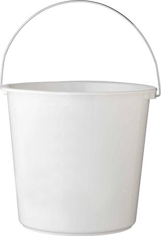 Discountershop 3 Piece bucket Sturdy household buckets - 10 liter construction bucket, bucket with handle, harvest bucket, cleaning bucket, water bucket, cement bucket, mortar bucket Discountershop 3 Piece bucket Sturdy household buckets - 10 liter construction bucket, bucket with handle, harvest bucket, cleaning bucket, water bucket, cement bucket, mortar bucket