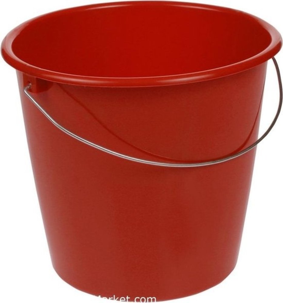 Discountershop 3 Piece bucket Sturdy household buckets - 10 liter construction bucket, bucket with handle, harvest bucket, cleaning bucket, water bucket, cement bucket, mortar bucket Discountershop 3 Piece bucket Sturdy household buckets - 10 liter construction bucket, bucket with handle, harvest bucket, cleaning bucket, water bucket, cement bucket, mortar bucket