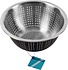 Kleine Keuken vergiet rvs - Zwart 24 cm Kleine Keuken vergiet rvs - Zwart 24 cm