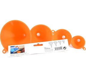 Merkloos Funnel Set - Funnel Oil, Acid and Fuel Resistant (50mm75mm95mm115mm) 4 X 4 Pieces - Copy Merkloos Funnel Set - Funnel Oil, Acid and Fuel Resistant (50mm75mm95mm115mm) 4 X 4 Pieces - Copy