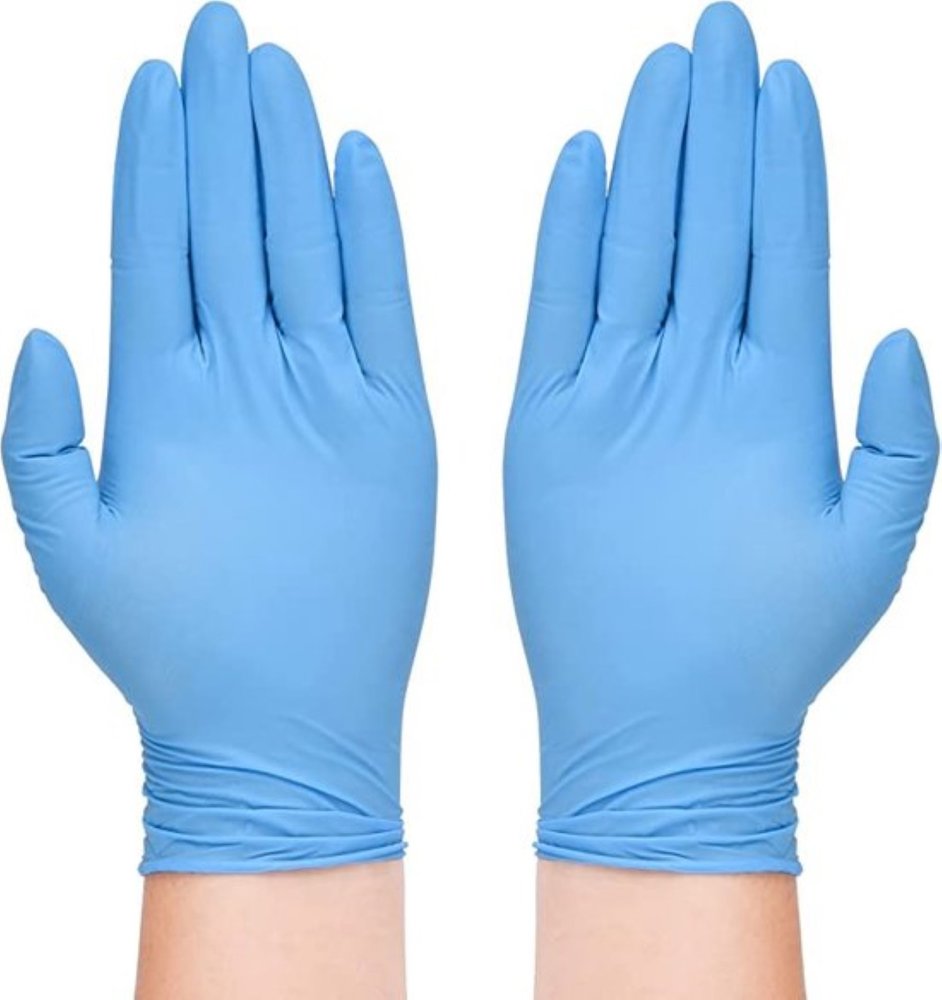 Discountershop 200 stuks nitril handschoenen synthetische onderzoekshandschoenen van vinyl - poedervrije, latexvrije, wegwerphandschoenen voor medisch gebruik, voedselbereiding en reiniging - Hoogwaardige en veelzijdige bescherming - MAAT XL Discountershop 200 stuks nitril handschoenen synthetische onderzoekshandschoenen van vinyl - poedervrije, latexvrije, wegwerphandschoenen voor medisch gebruik, voedselbereiding en reiniging - Hoogwaardige en veelzijdige bescherming - MAAT XL