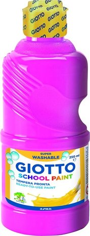 Giotto Giotto Plakkaatverf School Paint Junior 250 Ml Magenta Giotto Giotto Plakkaatverf School Paint Junior 250 Ml Magenta