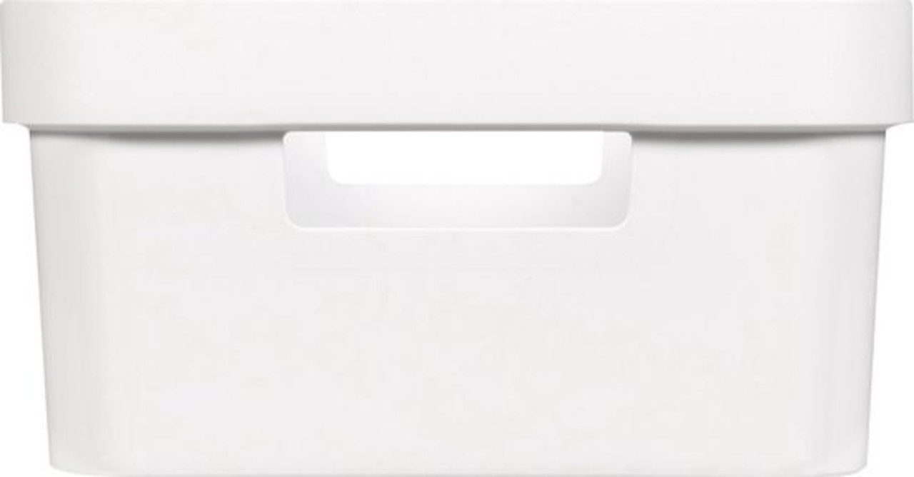 Discountershop Pack of 3 Storage Basket with Handles - Size 200mm x 140mm x 80mm