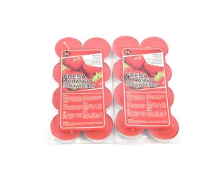Merkloos Geurtheelichten - Theelichten met 4 Branduren - Waxinelichtjes - Geurtheelichten -theelichten - 16 stuks Theelichten met Geur - Strawberry geur theelichten Merkloos Geurtheelichten - Theelichten met 4 Branduren - Waxinelichtjes - Geurtheelichten -theelichten - 16 stuks Theelichten met Geur - Strawberry geur theelichten