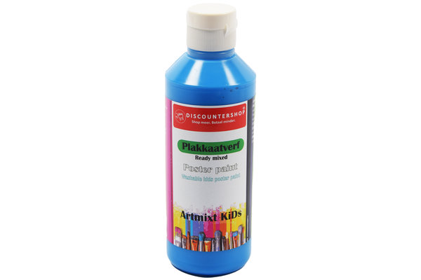 Discountershop Plakkaatverf Discountershop - Plakkaatverf Basic waterbasis 250 ML - Plakkaatverf kinderen - Blauw Discountershop Plakkaatverf Discountershop - Plakkaatverf Basic waterbasis 250 ML - Plakkaatverf kinderen - Blauw