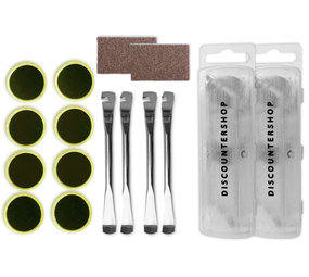 Discountershop Tire Repair Kit Bicycle Repair Set - Car Tire Repair Kit Discountershop Tire Repair Kit Bicycle Repair Set - Car Tire Repair Kit