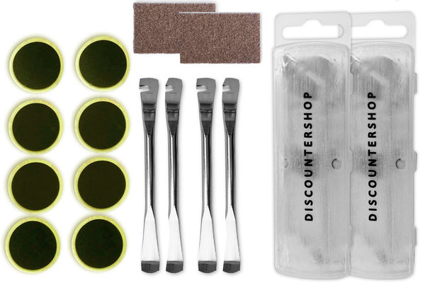 Discountershop Tire Repair Kit Bicycle Repair Set - Car Tire Repair Kit Discountershop Tire Repair Kit Bicycle Repair Set - Car Tire Repair Kit