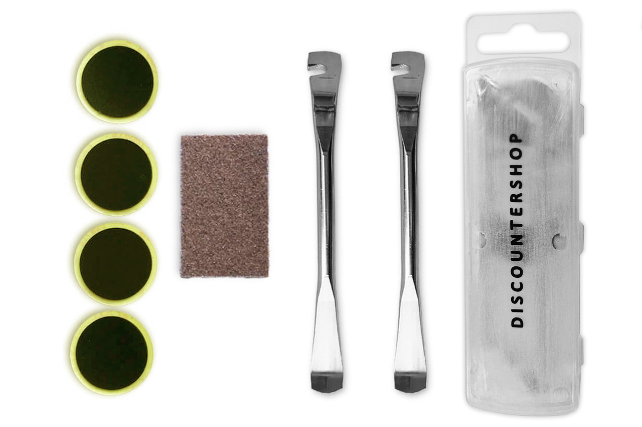 Discountershop Bandenplakset Fietsreparatie Set - Autoband Reparatieset