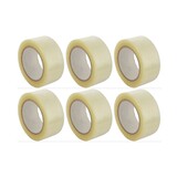 Merkloos Adhesive tape Packing tape 50mmx66m 6 rolls Merkloos Adhesive tape Packing tape 50mmx66m 6 rolls