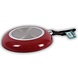 Discountershop 3x Koekenpan Set met Antiaanbaklaag - Rood - Zonder Deksel Discountershop 3x Koekenpan Set met Antiaanbaklaag - Rood - Zonder Deksel