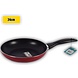 Discountershop 3x Koekenpan Set met Antiaanbaklaag - Rood - Zonder Deksel Discountershop 3x Koekenpan Set met Antiaanbaklaag - Rood - Zonder Deksel