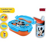 Disney Mickey Mouse Lunchset - broodtrommel en drinkbeker 400 ml