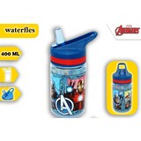 Disney Avengers drinkfles Tritan 400 ML - Kinderen waterfles met rietje Disney Avengers drinkfles Tritan 400 ML - Kinderen waterfles met rietje