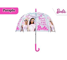Disney Kinderparaplu Barbie 40 cm - Paraplu kind - Transparant Paraplu
