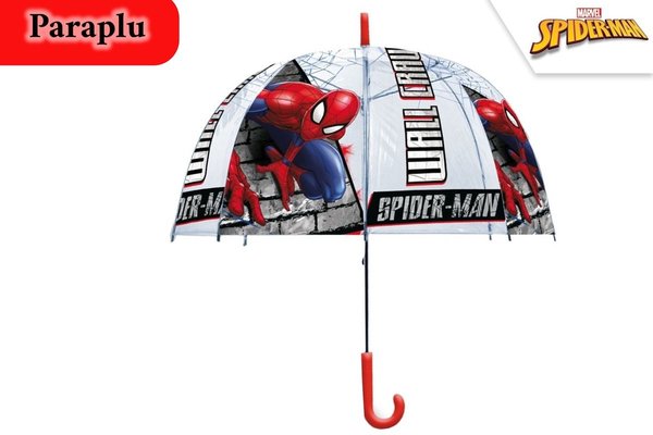 Spider-Man Paraplu kinderen - Spiderman Kinderparaplu - Disney Kinderparaplu Spiderman  - kinderparaplu doorzichtig - automatische paraplu