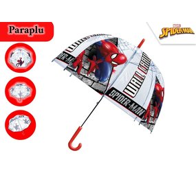 Spider-Man Paraplu kinderen - Spiderman Kinderparaplu - Disney Kinderparaplu Spiderman  - kinderparaplu doorzichtig - automatische paraplu