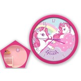 Unicorn Wandklok voor kinderen 25 cm - Unicorn You're Special  Roze